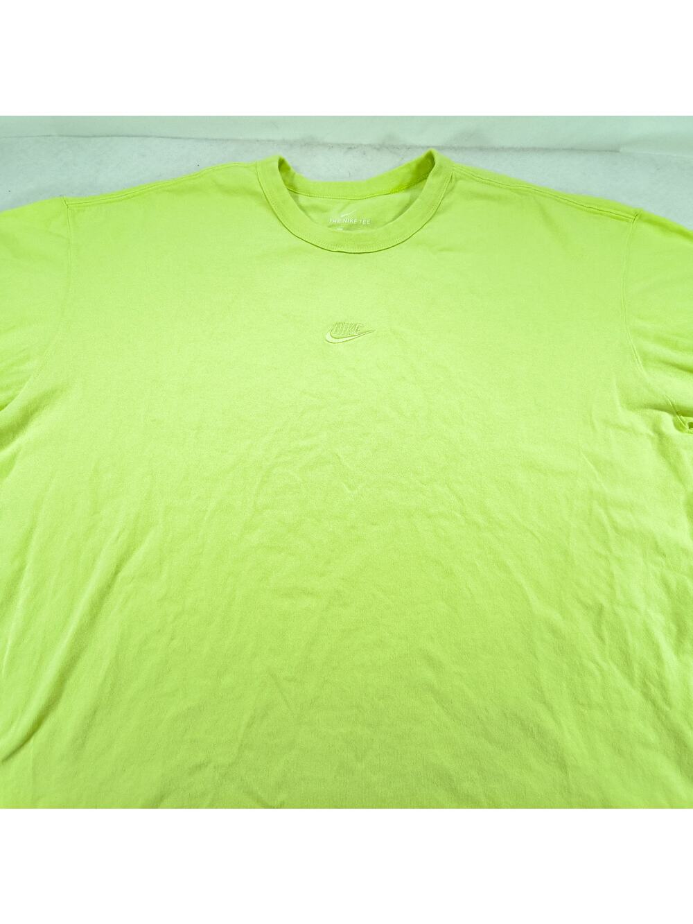 Nike Tee Casual Swoosh Logo Short Sleeve Crew Neck Shirt Mens Size 2XL Green